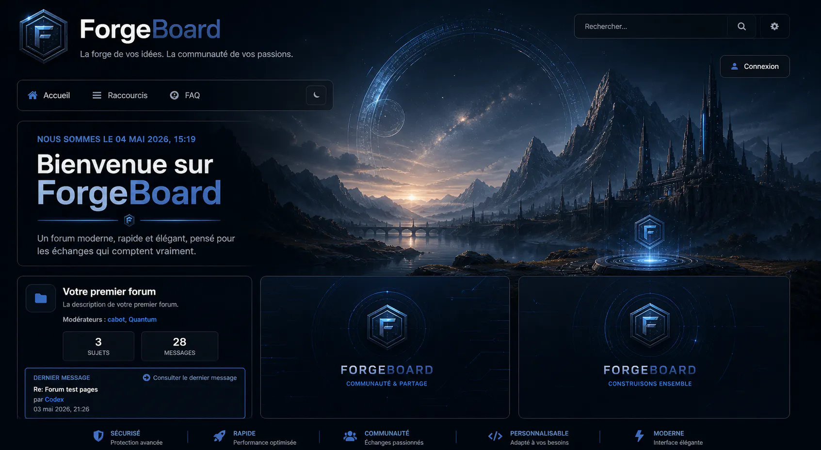 Style phpBB ForgeBoard
